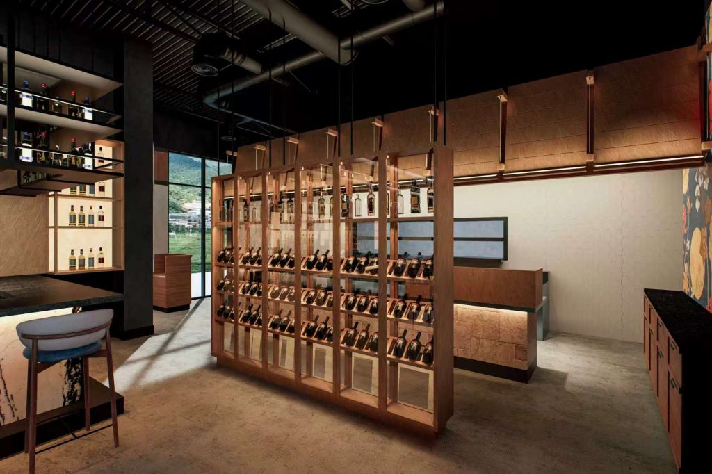 Custom Wine Cabinet Furniture by Tinggi Design